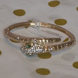 Natasha Bracelet with Green & Silver Highlights NWT